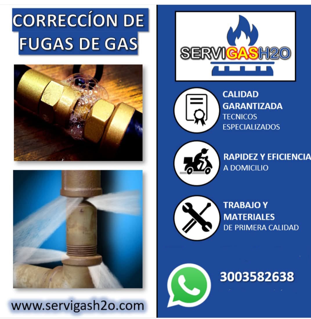 Correccion de fugas de gas