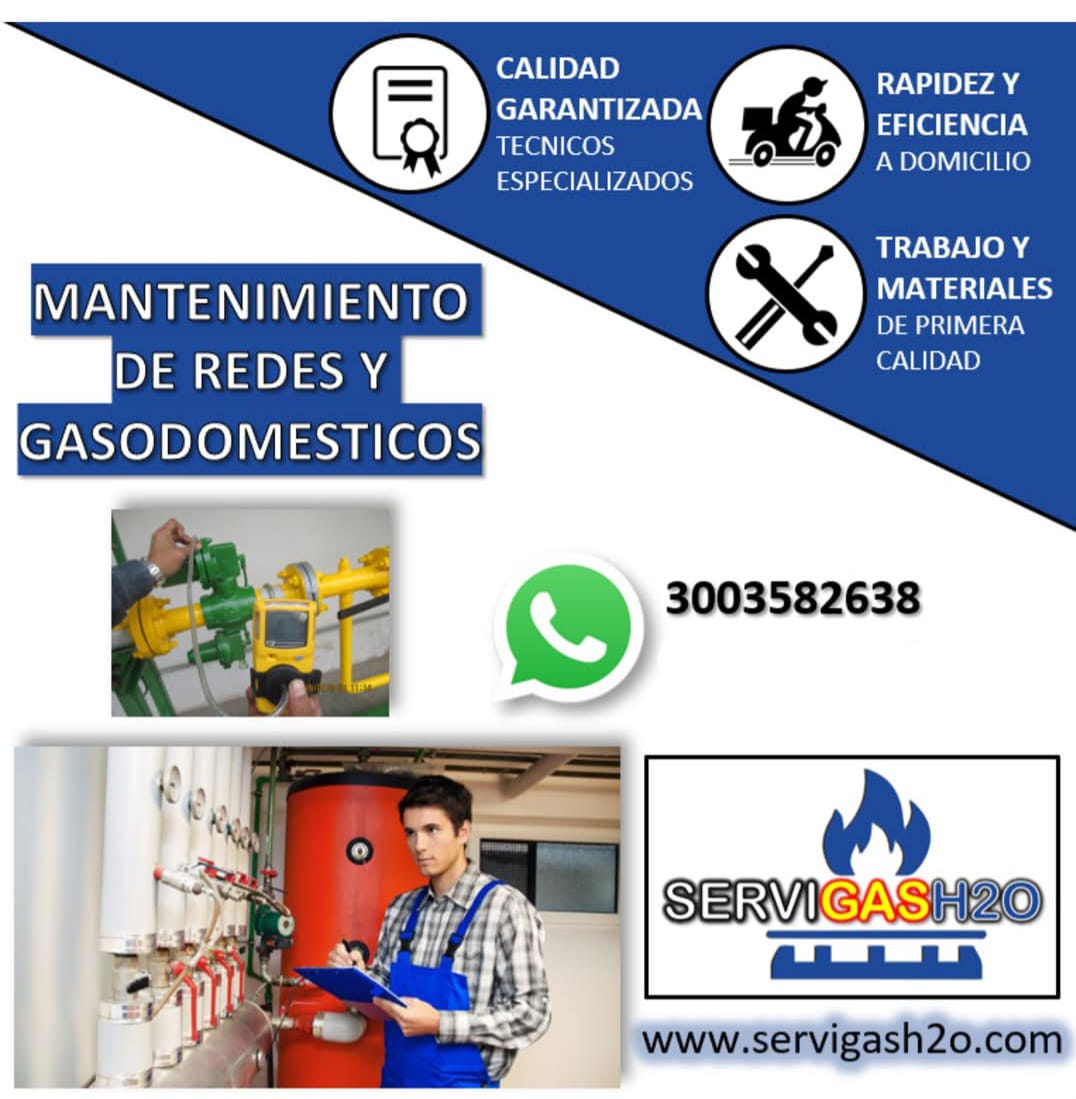 Mantenimiento de redes y gasodomesticos